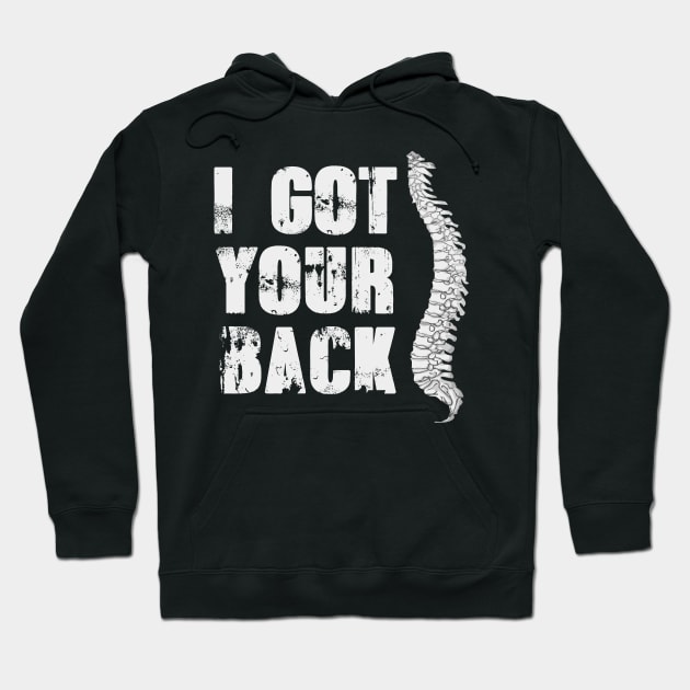 I Got Your Back Hoodie by Quincey Abstract Designs